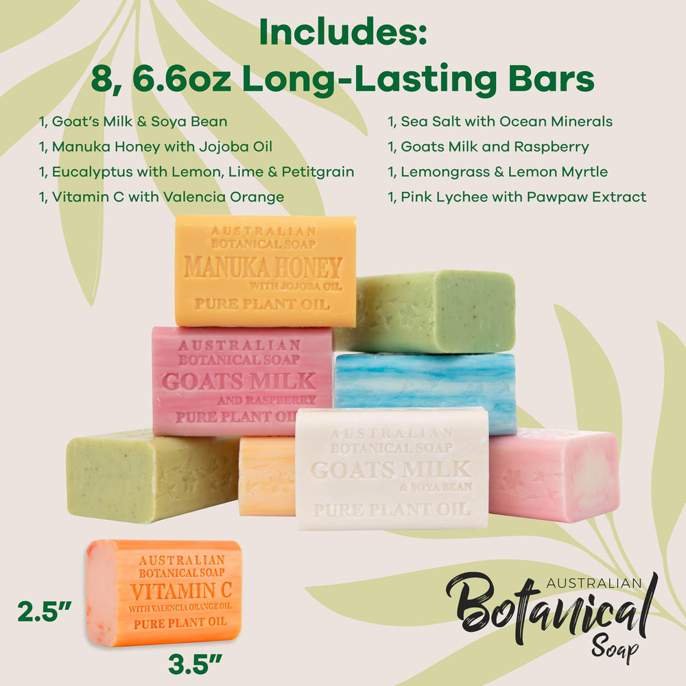 Australian Botanical Soap – Lait de chèvre et framboise, douceur veloutée.