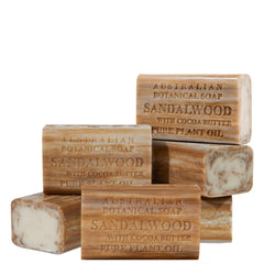 Australian Botanical Soap savon-santal-avec-beurre-cacao, parfum chaleureux et hydratation douce