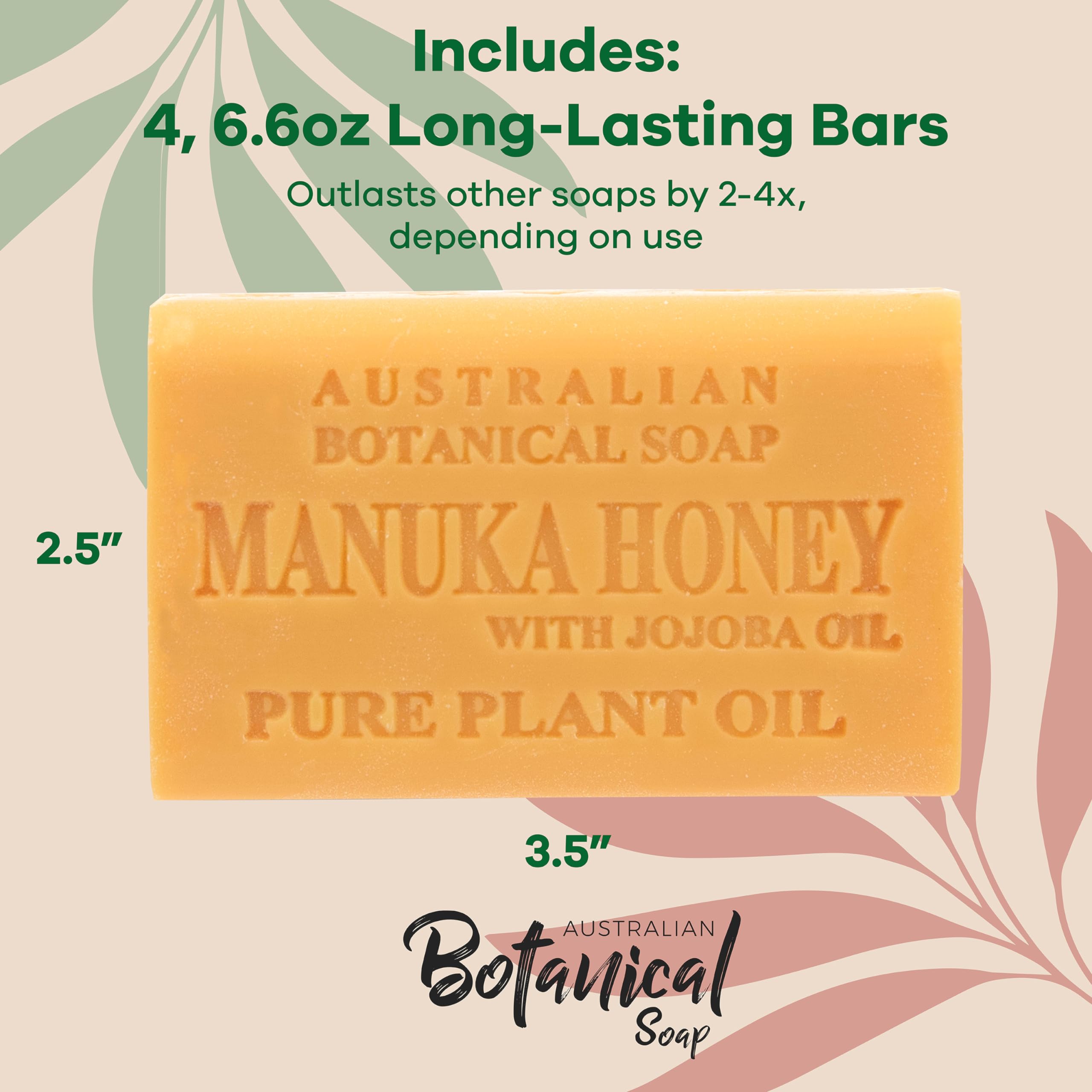 Uso diario del jabón Manuka con jojoba, cuidado suave para la piel
