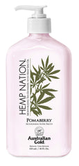 Australian Gold Hemp Nation extensor de bronceado Pomaberry para piel hidratada y suave