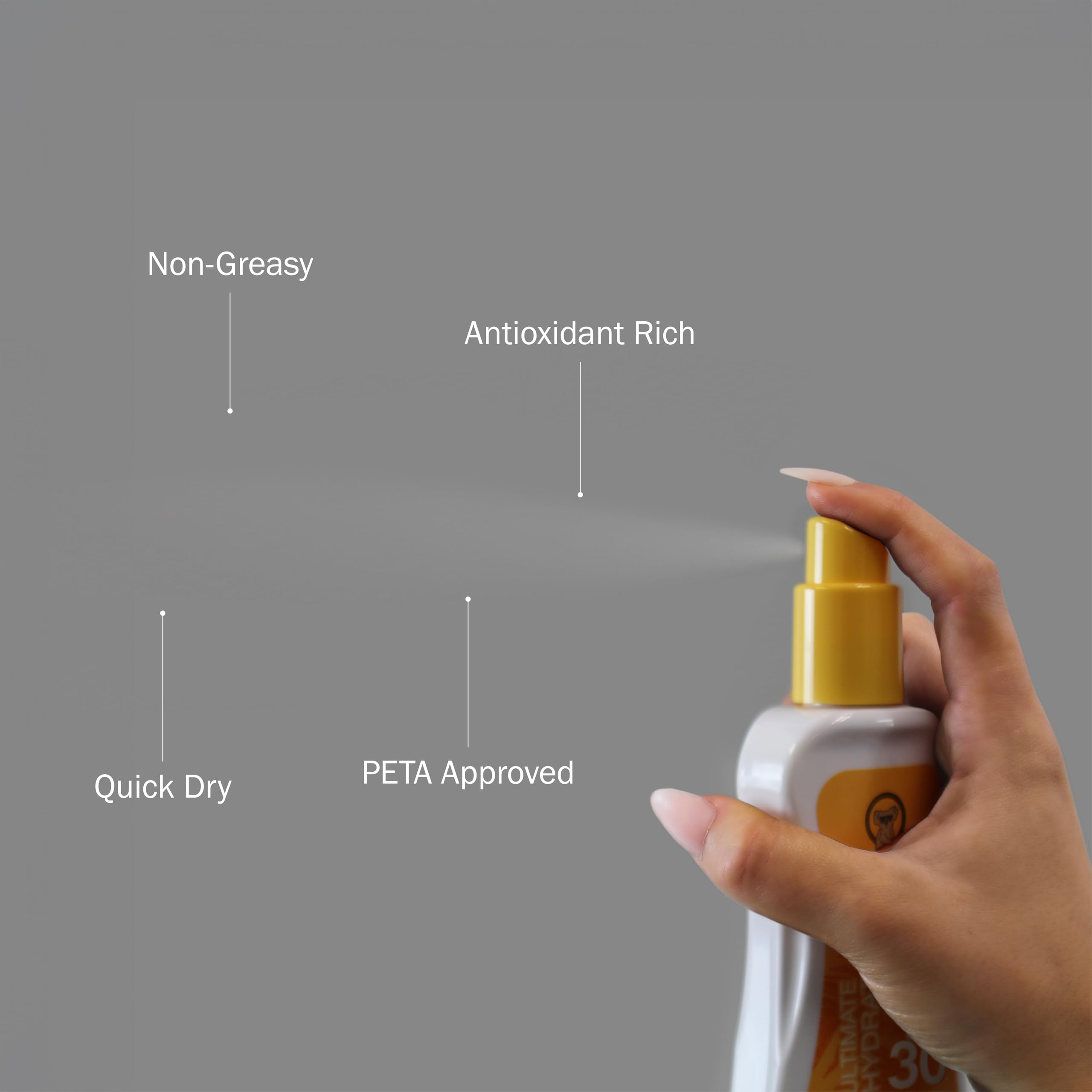 Australian Gold Spray Gel textura ligera que se absorbe sin grasa