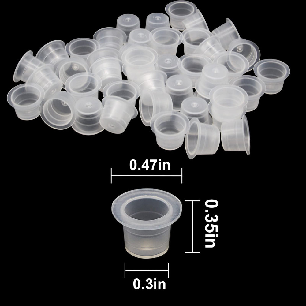 Autdor tazas pigmento desechables, higiene mejorada para técnicas de pigmentación.