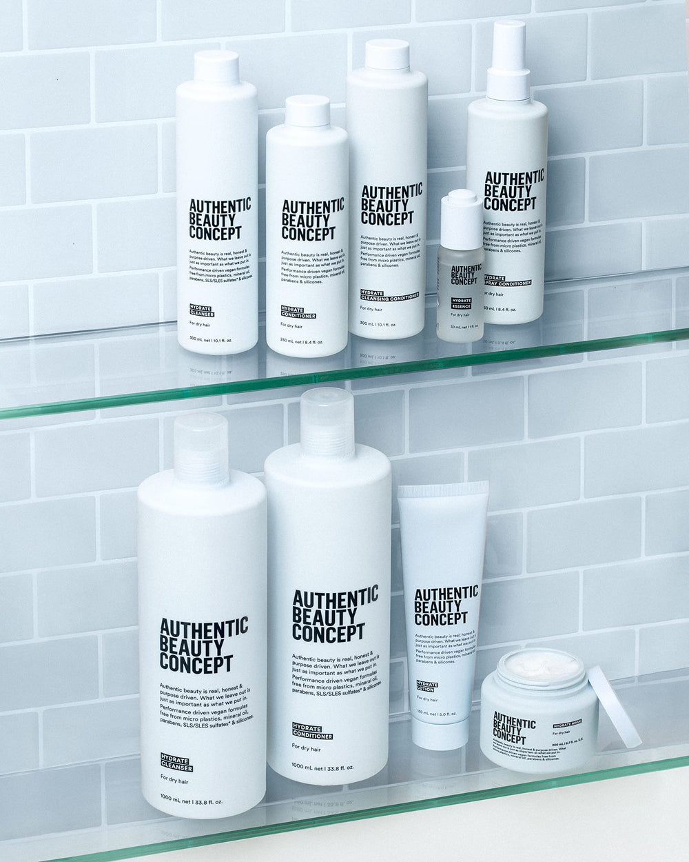 Authentic Beauty Concept Hydrate: sans huiles minérales, adaptée aux cheveux normaux à secs.