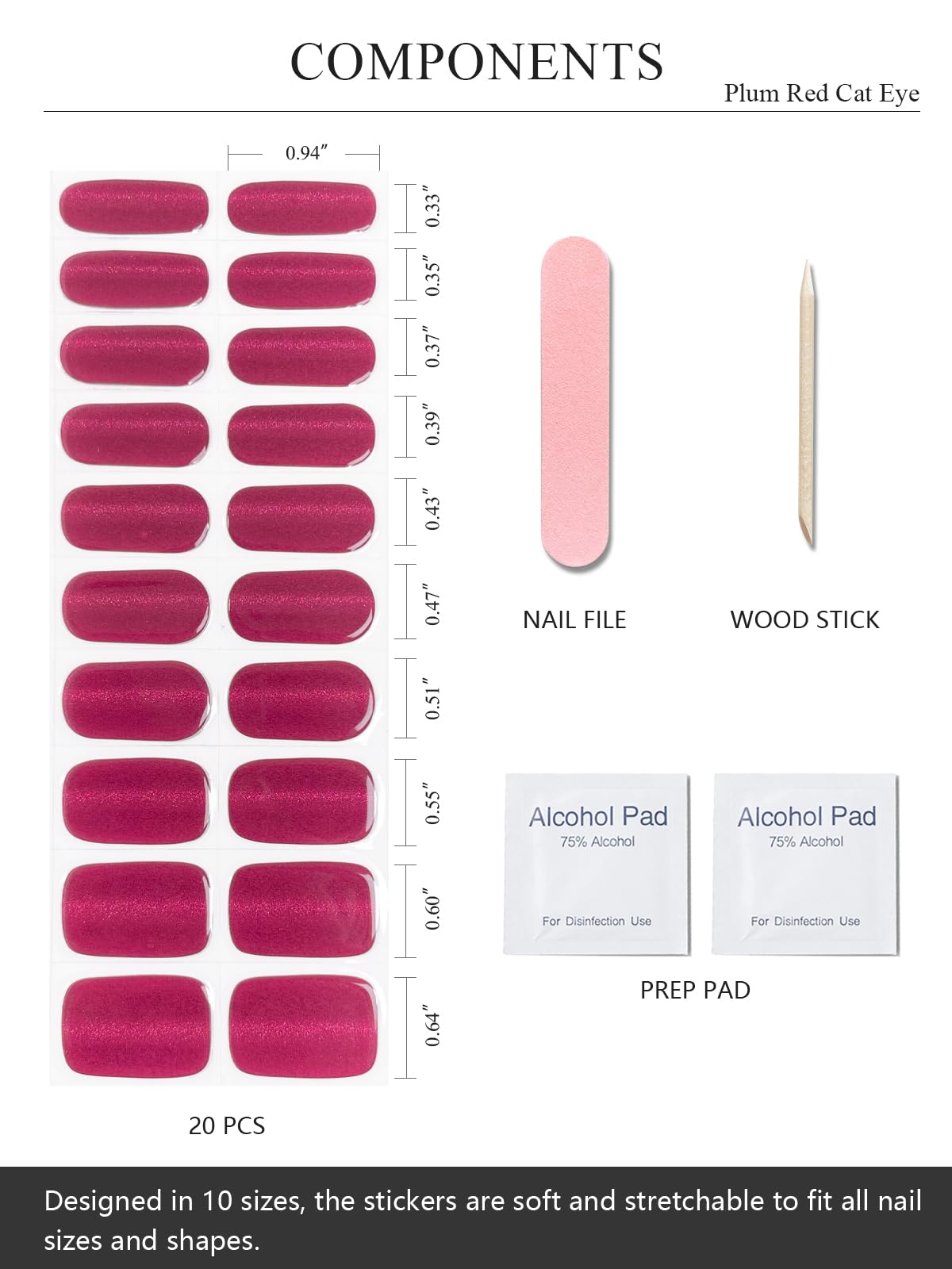 AutyaMee aplicación fácil con gel semi-curado manteniendo flexibilidad inicial.