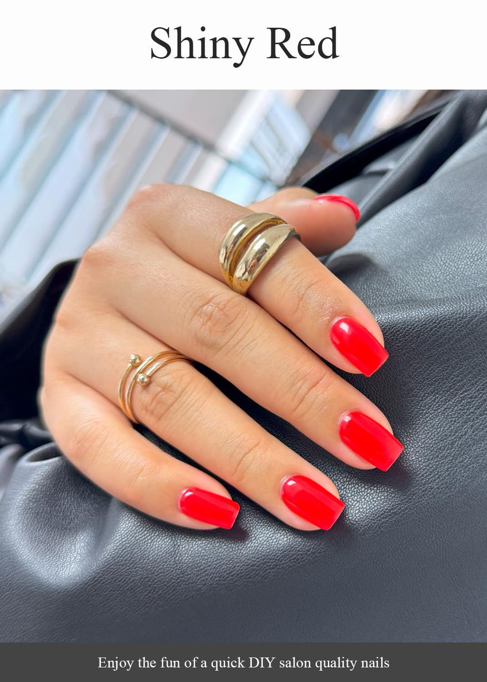 AutyaMee color rojo para uñas con acabado veraniego y brillo.