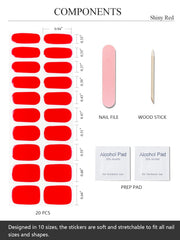 AutyaMee set de 20 tiras gel listas para usar bajo lámpara UV.
