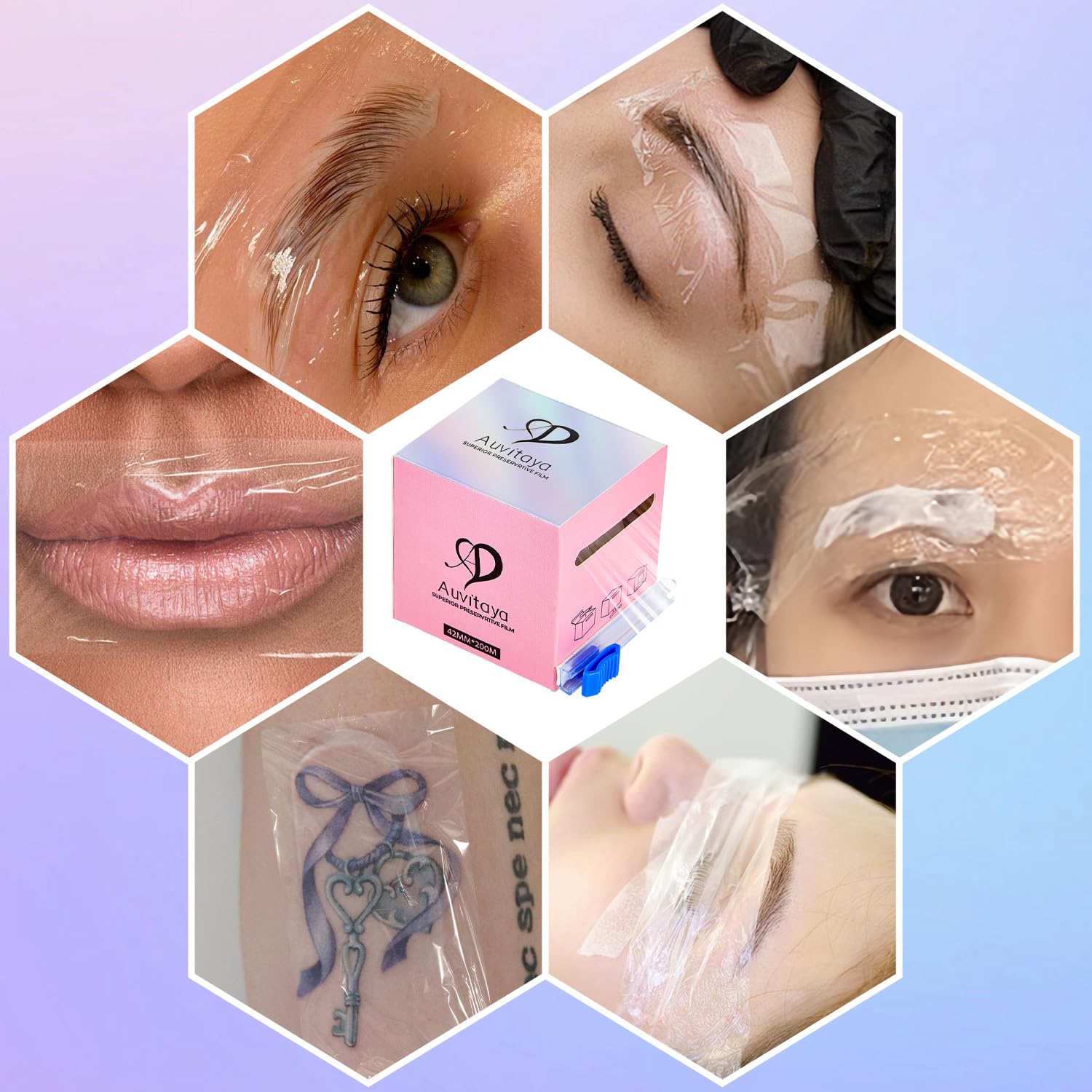 Auvitaya conjunto suministros laminación, ideal para cejas y pestañas.