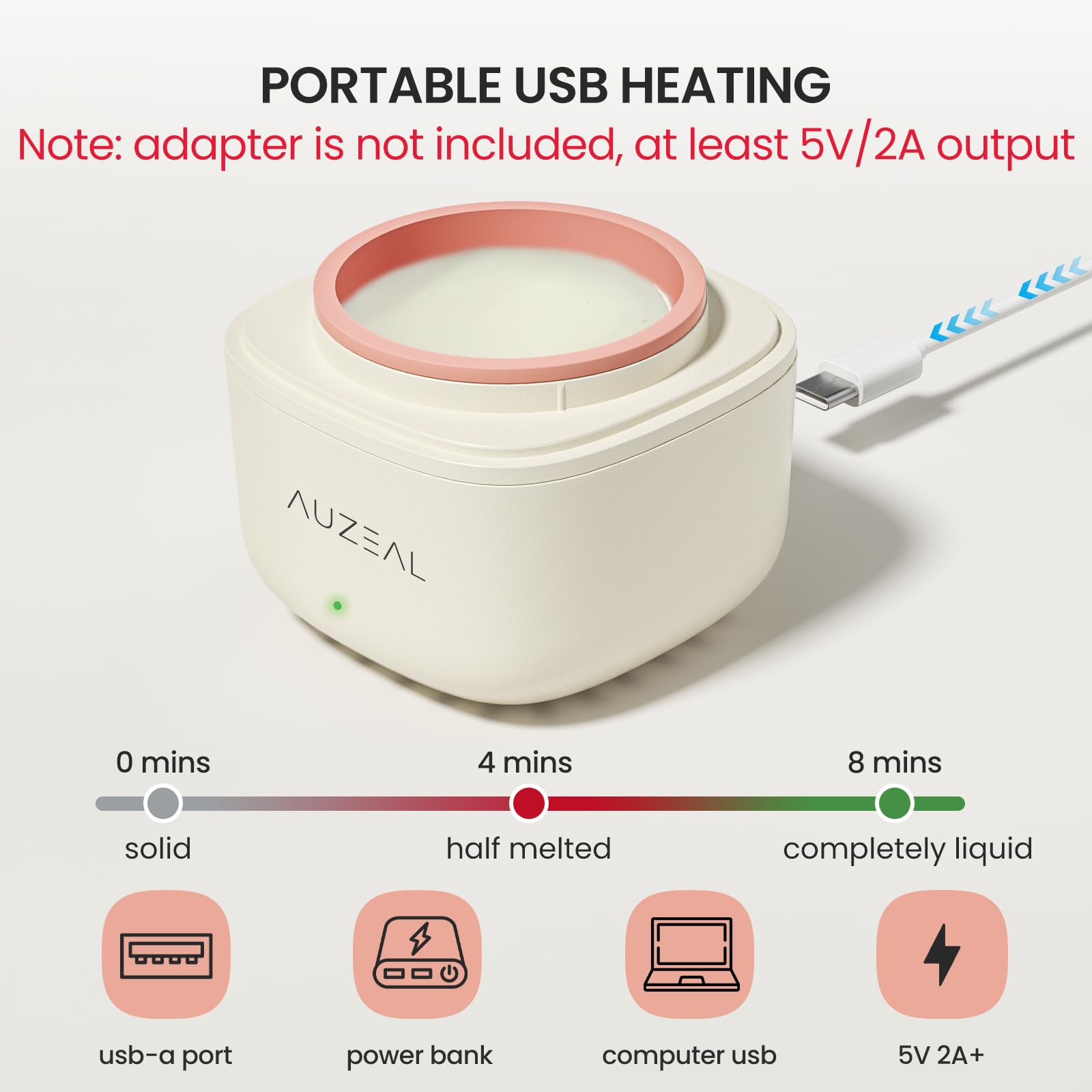 AUZEAL 100 g cera para cejas, resultados lisos.