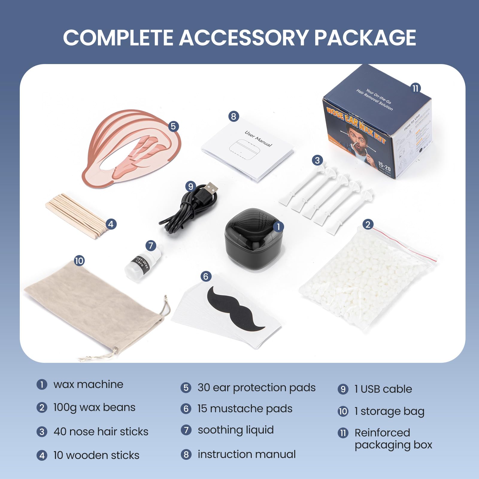 AUZEAL accesorios múltiples para nariz, orejas y cejas