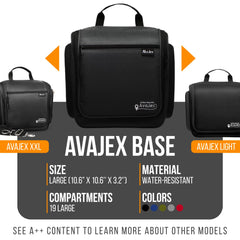 AvaJex-organisateur 19 compartiments: rangement clair et accessible pour vos produits.