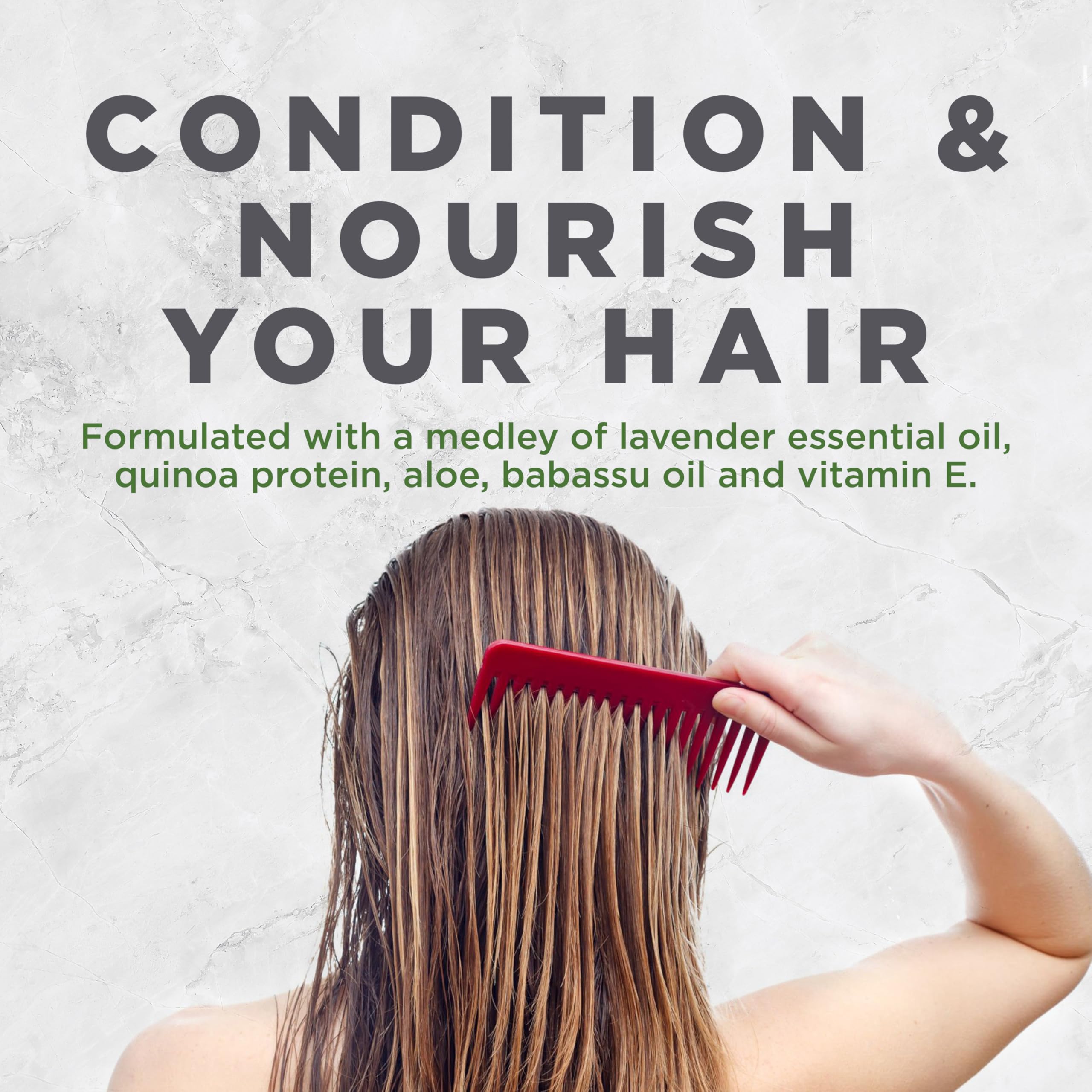 Aplicación en cabello húmedo muestra distribución suave y beneficios de hidratación.