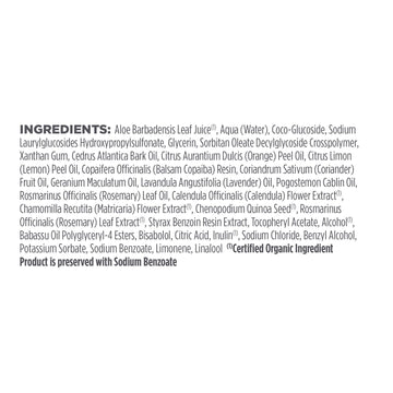 Avalon Organics champu romero, aplicacion suave para volumen