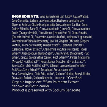 Avalon Organics Champú Engrosador con Biotina y B-Complejo, uso diario recomendado para cabello fino.