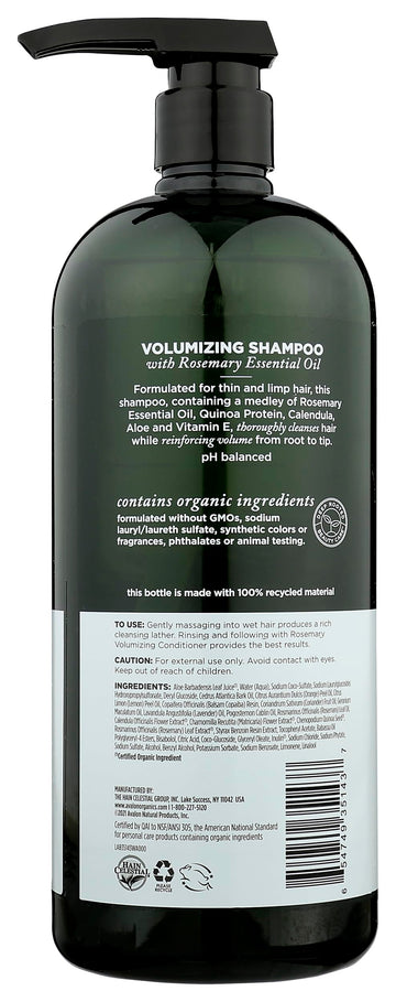 Champú Romero para cabello fino, cuerpo desde la raíz hacia las puntas.