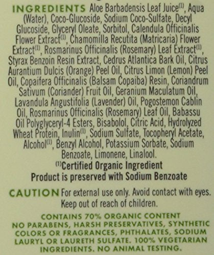 Avalon Organics Champú Romero: ingredientes orgánicos ofrecen limpieza suave y experiencia herbal.