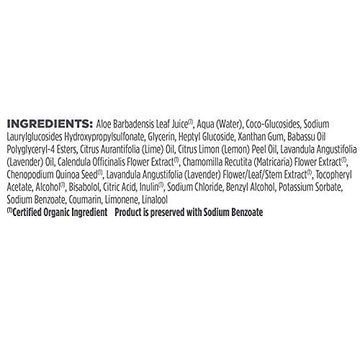 Avalon Organics Lavanda: aroma relajante durante la ducha sin químicos agresivos.