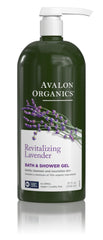 Avalon Organics Lavanda: botella de 32 onzas lista para una ducha suave y revitalizante.