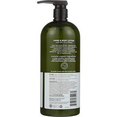Textura cremosa de Avalon Organics Aloe sin fragancia para piel seca