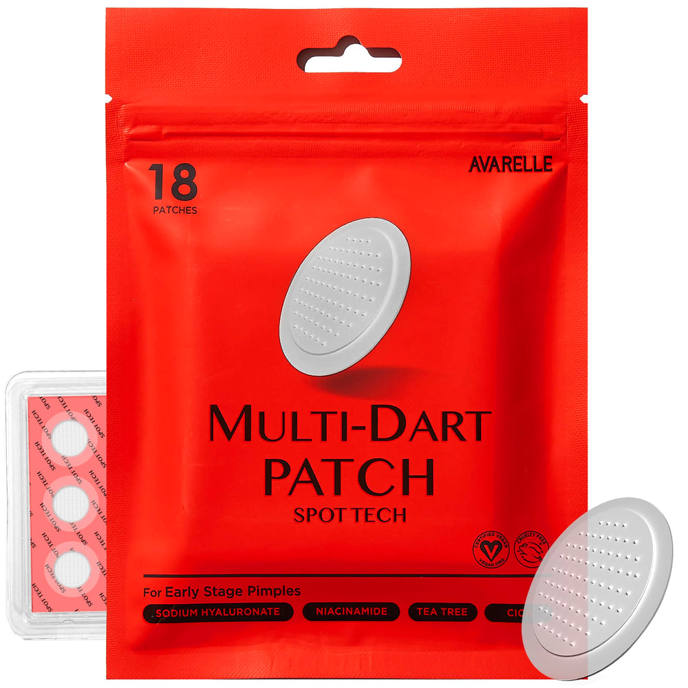 AVARELLE Multi-dart parche spot tech empaque portátil facilita su uso en cualquier lugar.