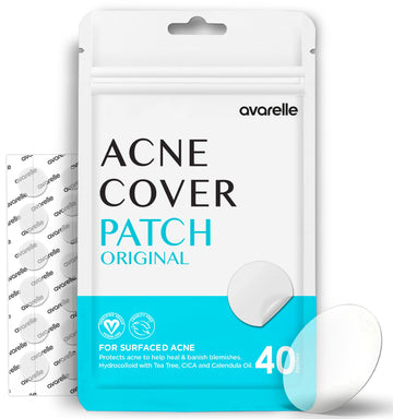 AVARELLE parches acné arbol de te frente: cobertura discreta y absorción rápida