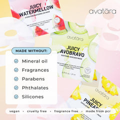 Mascarilla Avatara de sandía hidrata la piel y refresca