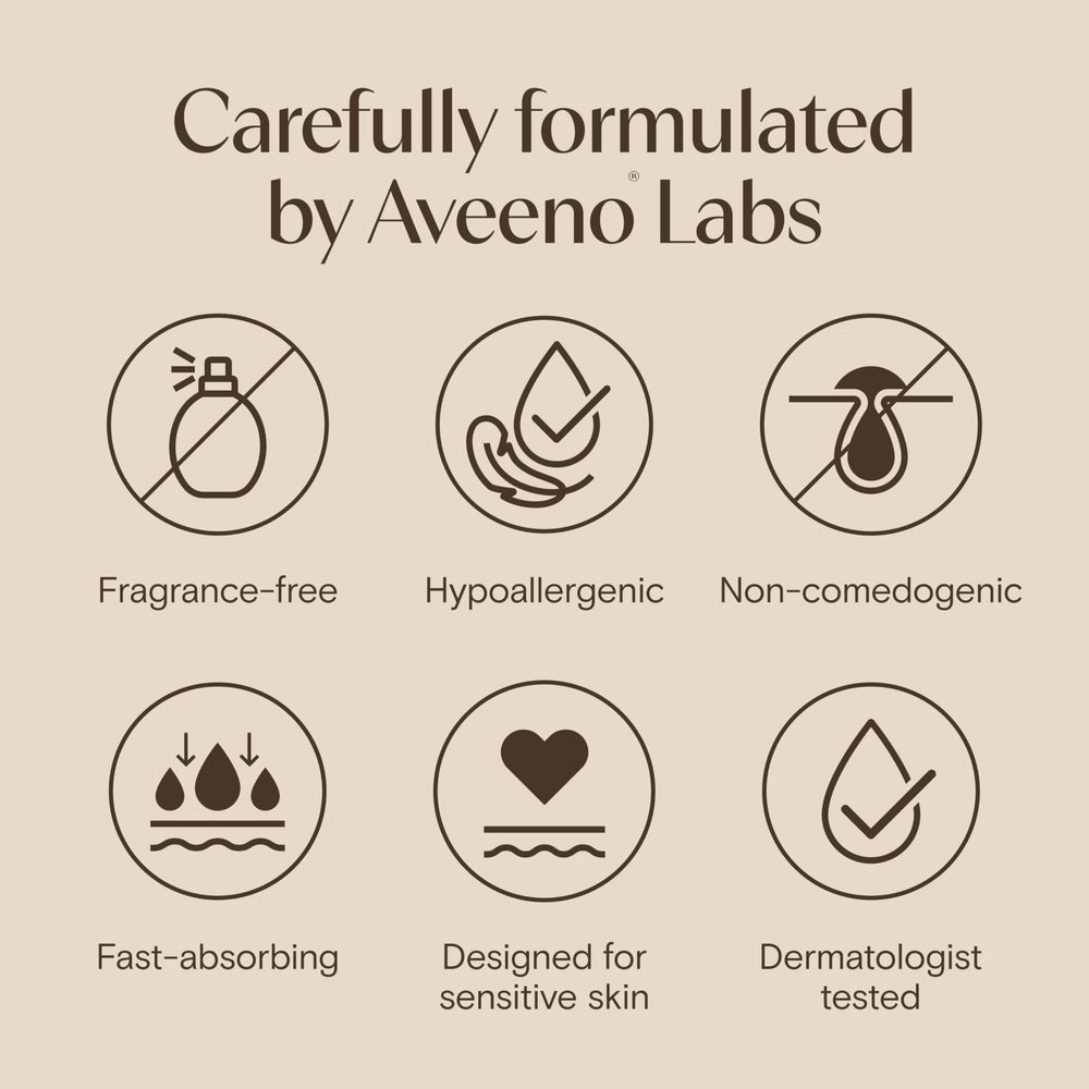 Aveeno Calm + Restore: aplicación de dosis suave para rostro limpio cada mañana.