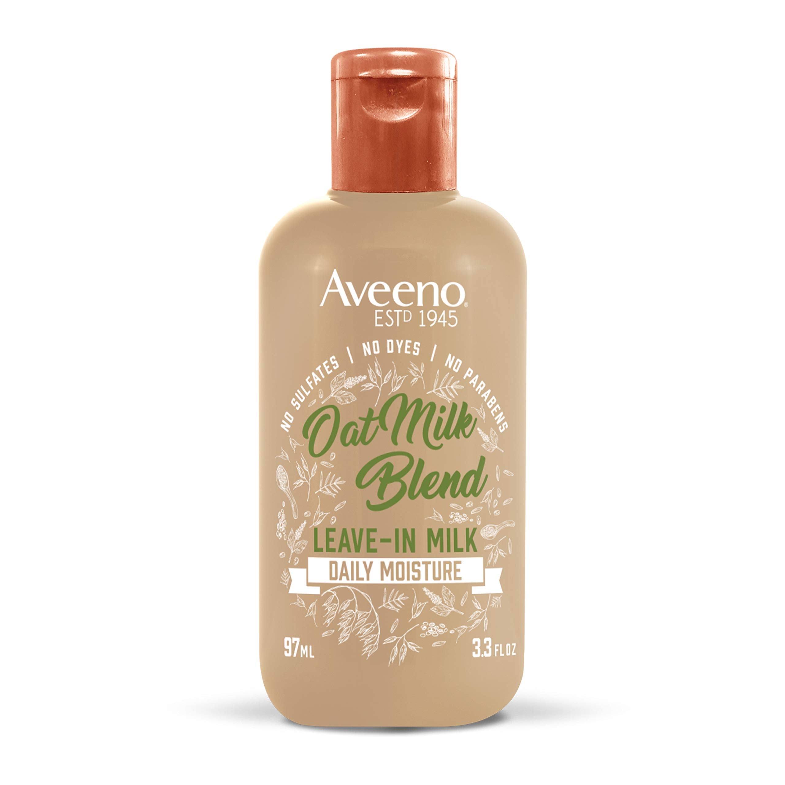Aveeno Leche de Avena: aplicación en cabello para hidratación ligera.