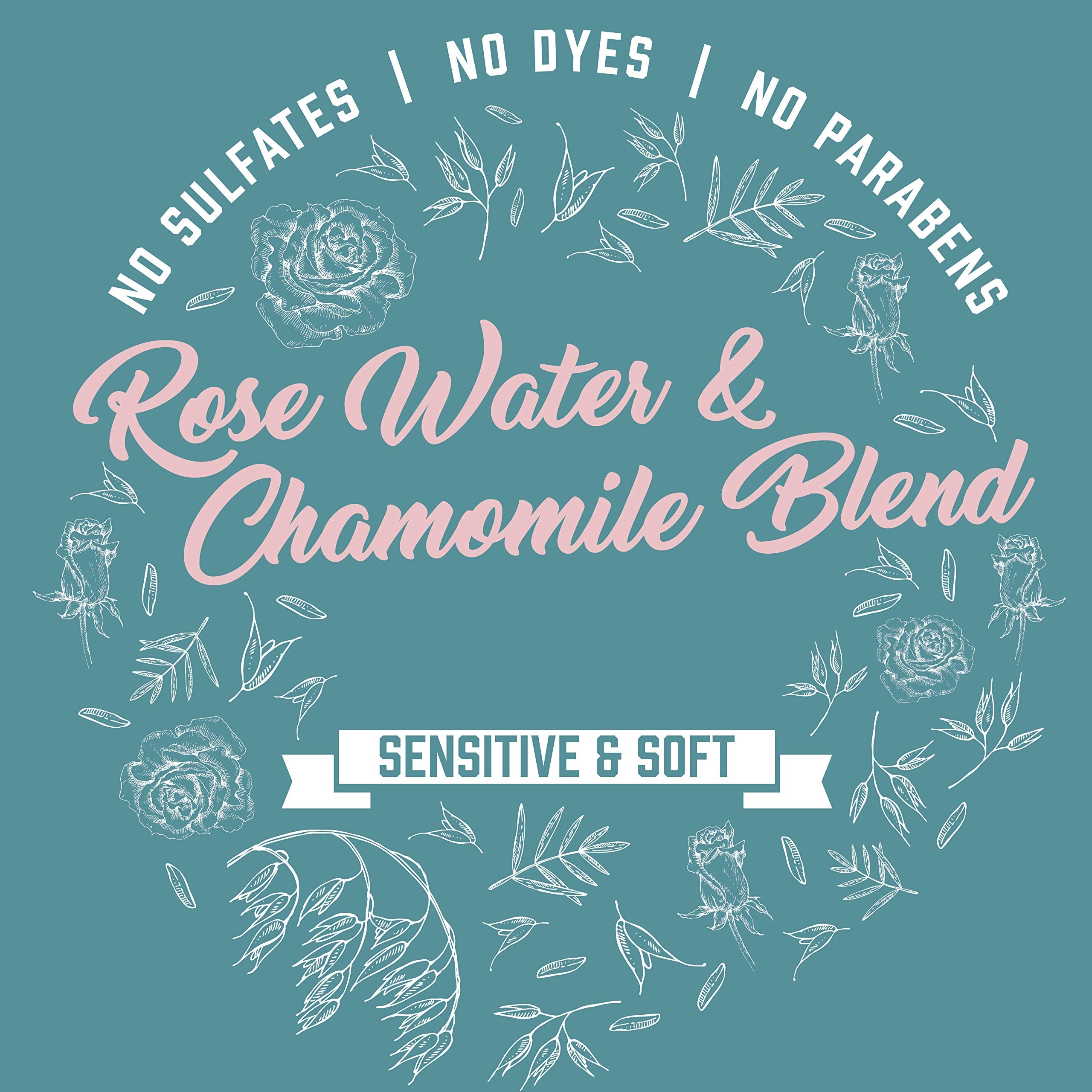 Aveeno Champú Seco, aroma suave de rosas y manzanilla entre lavados.