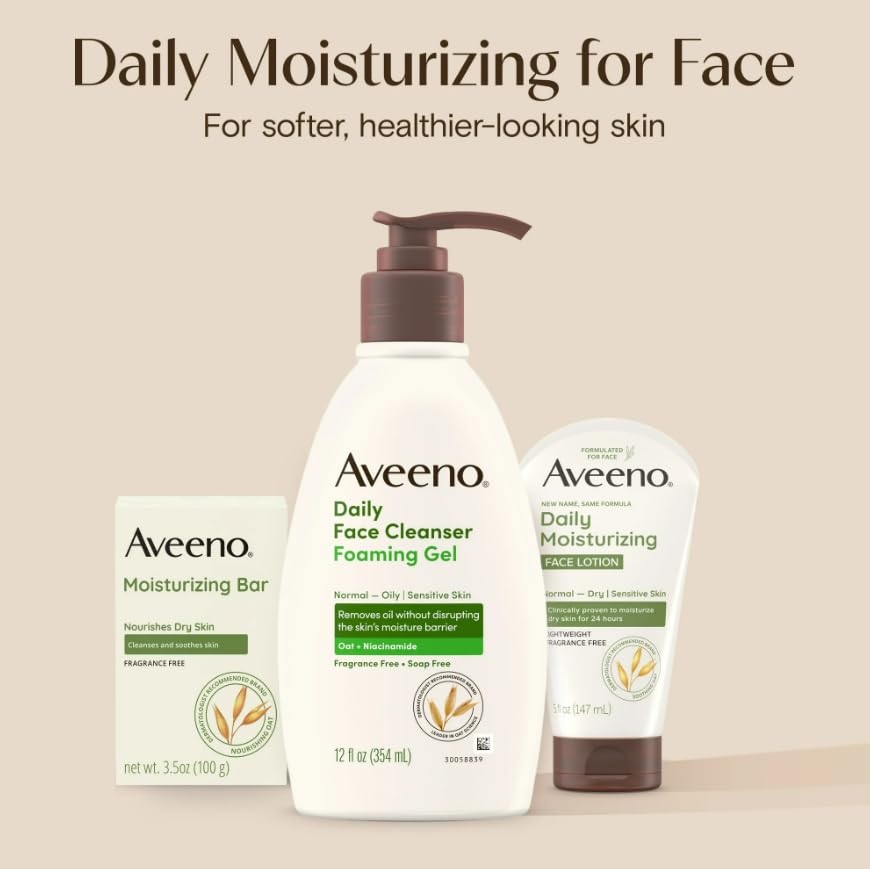 Aveeno barra pack 4 unidades lista para uso diario
