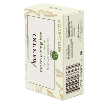 Aveeno barra textura suave que brinda limpieza agradable
