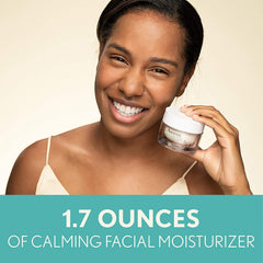 Envase de 1.7 oz de Aveeno Calm + Restore para piel sensible.