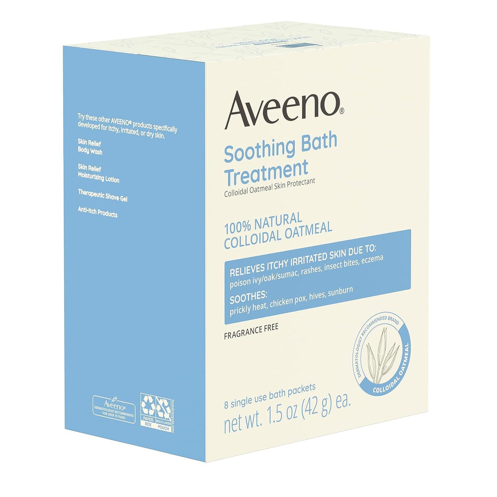 Aveeno cuidado para piel sensible, indicado para irritaciones diarias.