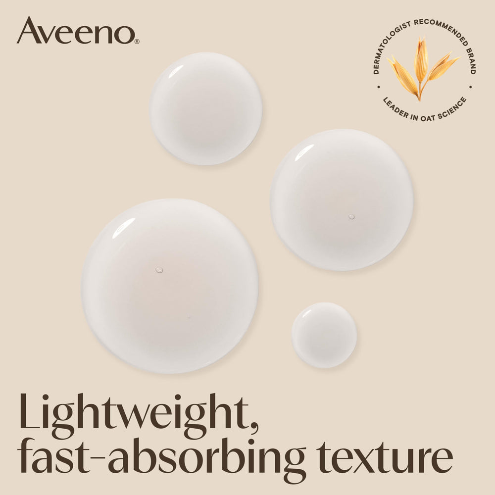 Aveeno Calm + Restore: dispensador de bomba para uso diario cómodo.