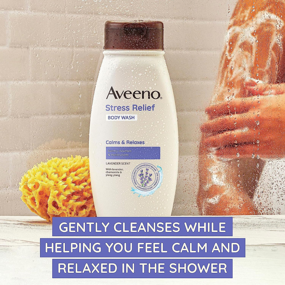 Aveeno Espuma cremosa de ducha cuida piel normal a seca.
