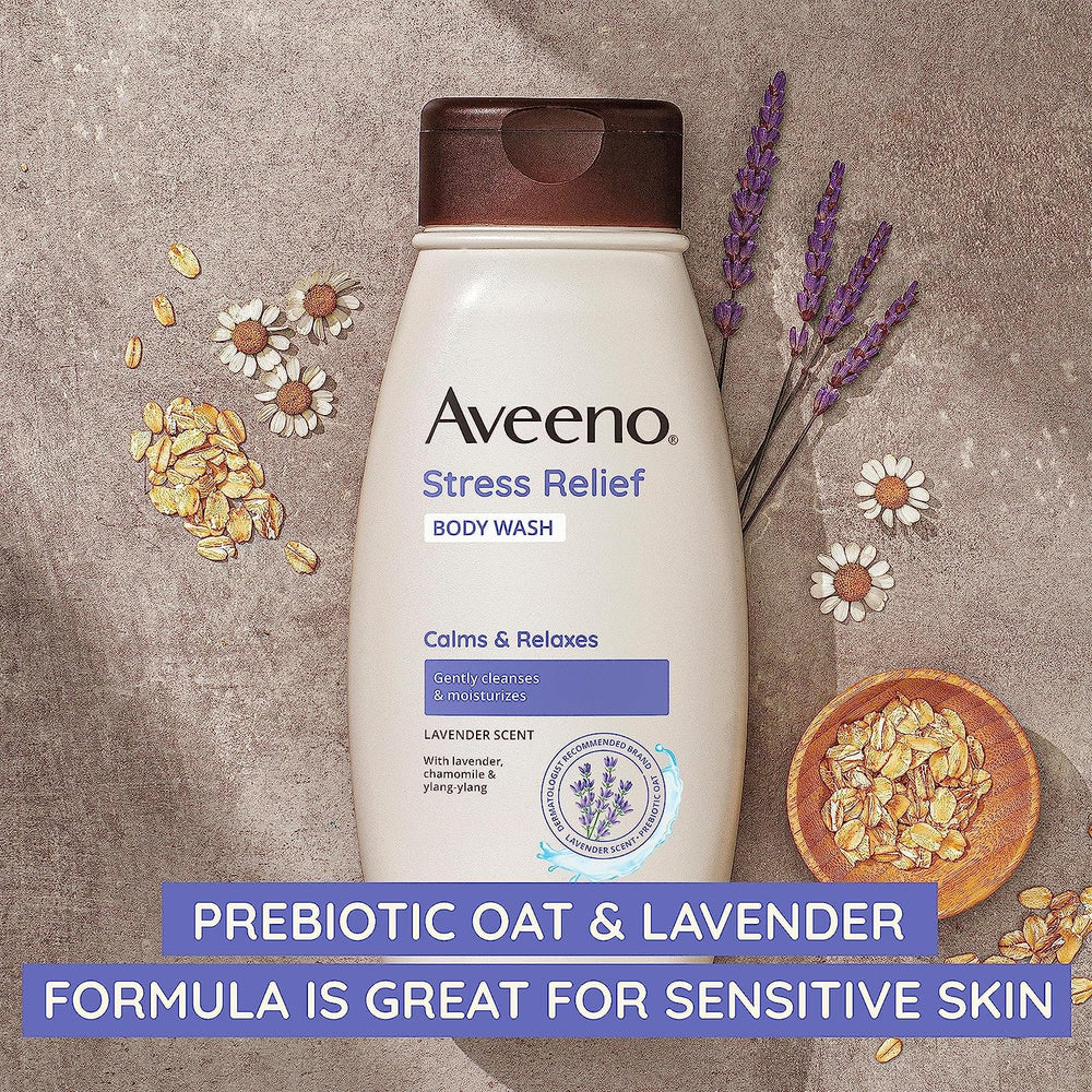 Aveeno Ducha apta para piel sensible, sin jabón ni parabenos.
