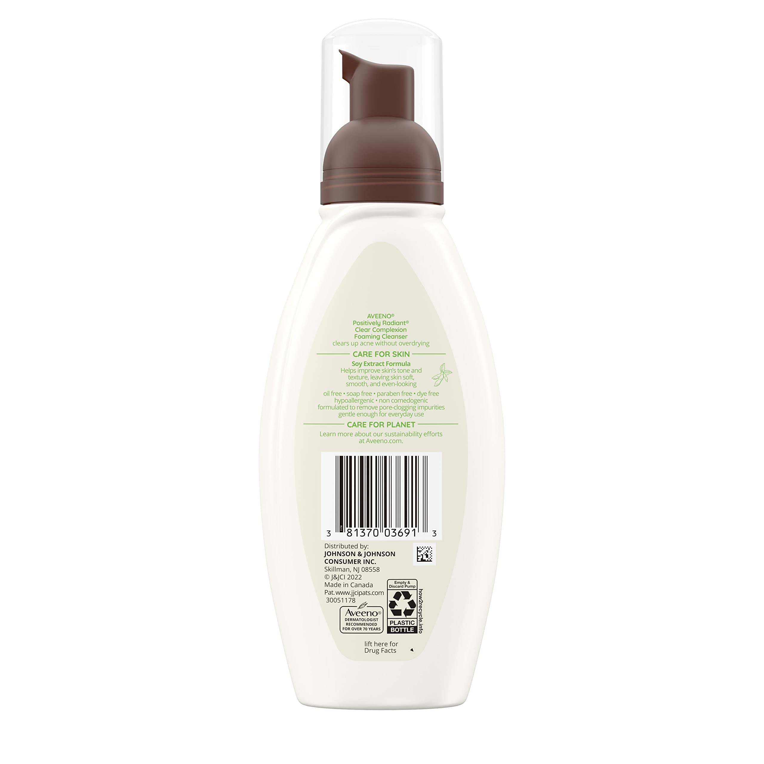 Aveeno empaque y diseño práctico para la rutina diaria