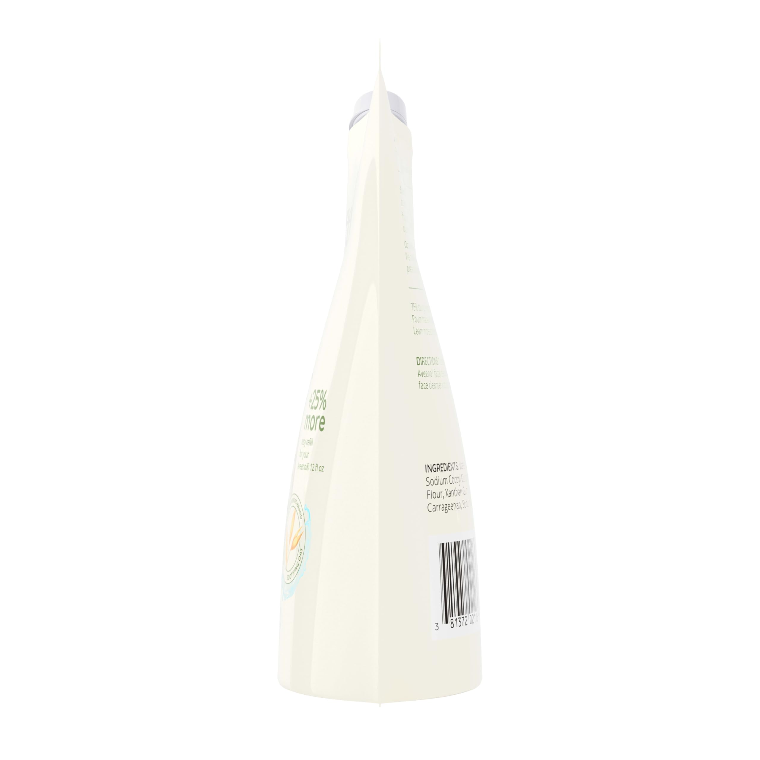Aveeno Envase sostenible y ahorro de plástico.