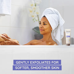 Aveeno con prebioticos de avena, exfolia suavemente y cuida la barrera de la piel.