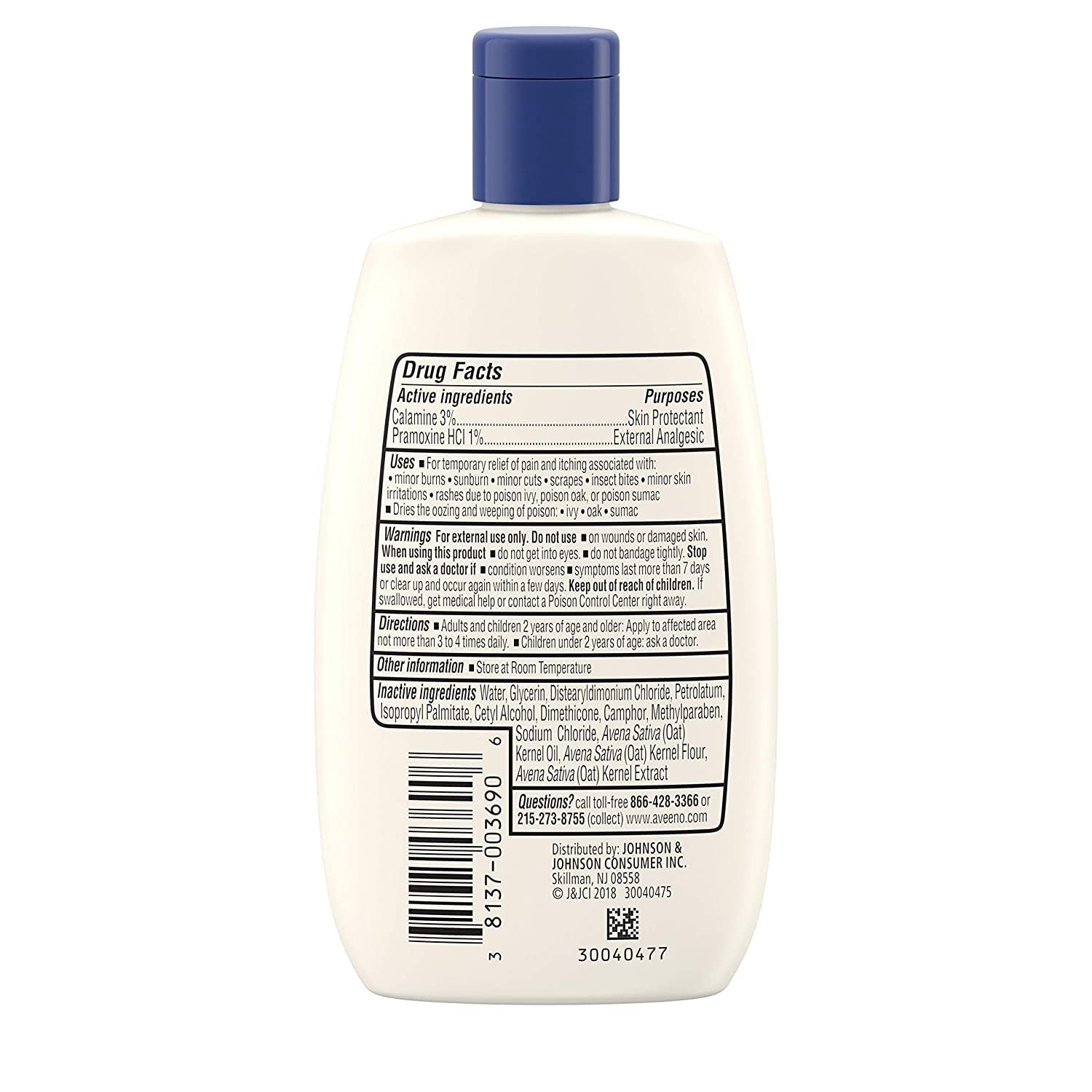 Aveeno loción concentrada antipicor avena, tamaño de 118 ml ideal para viaje.