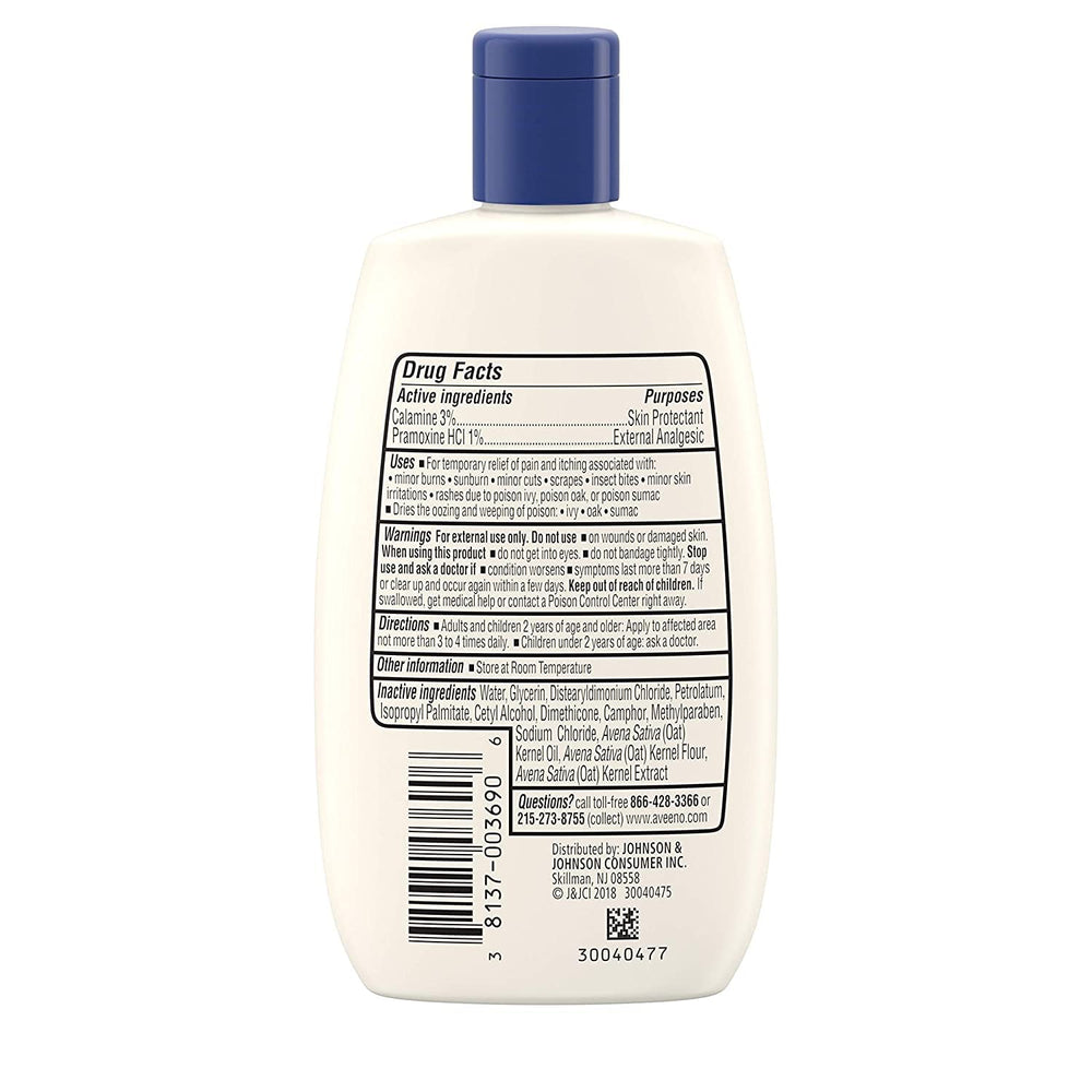 Aveeno loción concentrada antipicor avena, tamaño de 118 ml ideal para viaje.