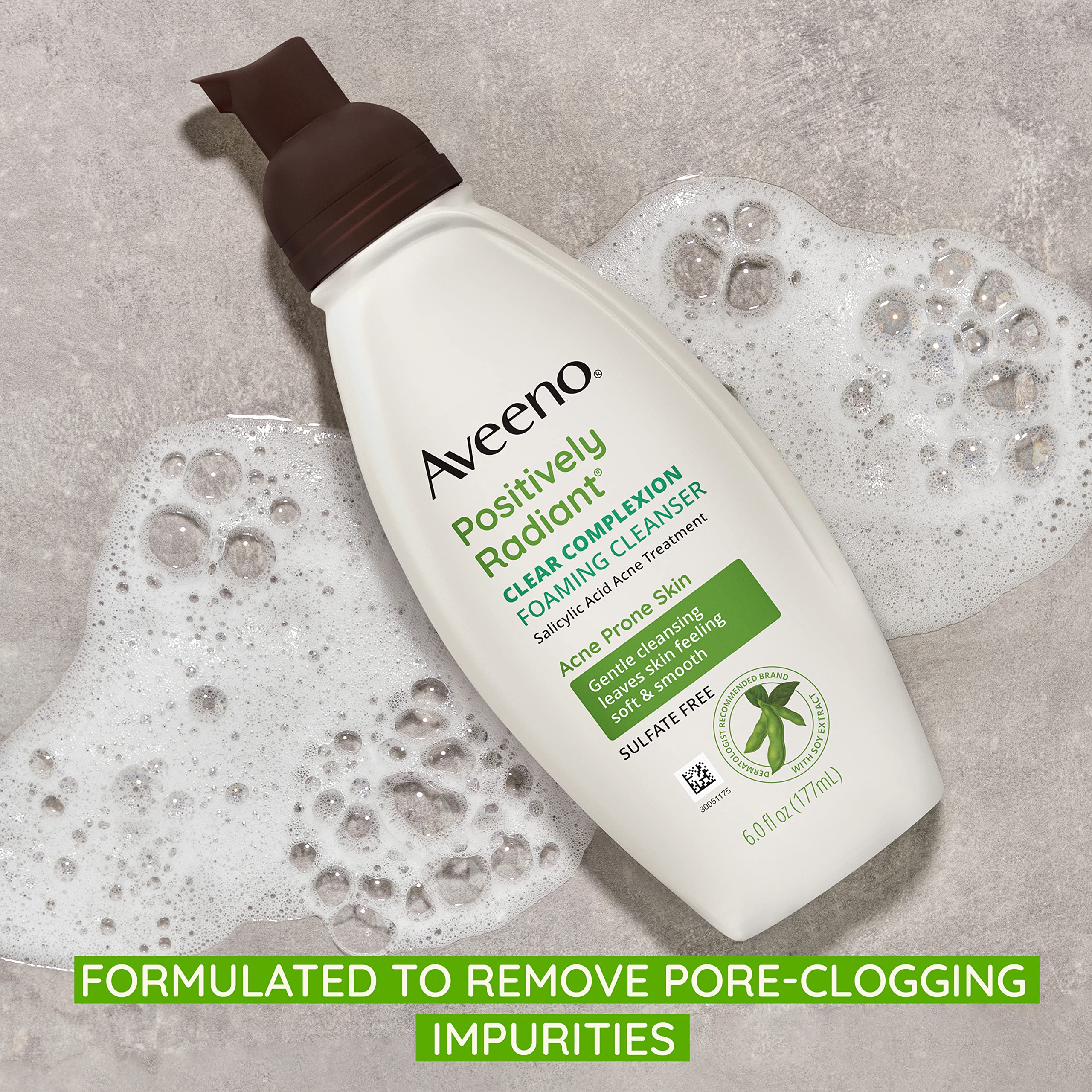 Aveeno pack de 3 botellas para cuidado diario y claridad