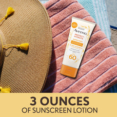 Aplicación de Aveeno Protect + Hydrate antes de la exposición para protección solar.