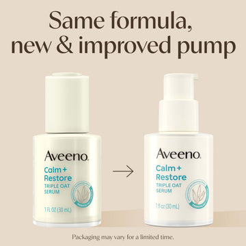 Aveeno Calm + Restore Serum: textura ligera que se absorbe rápidamente al aplicar.