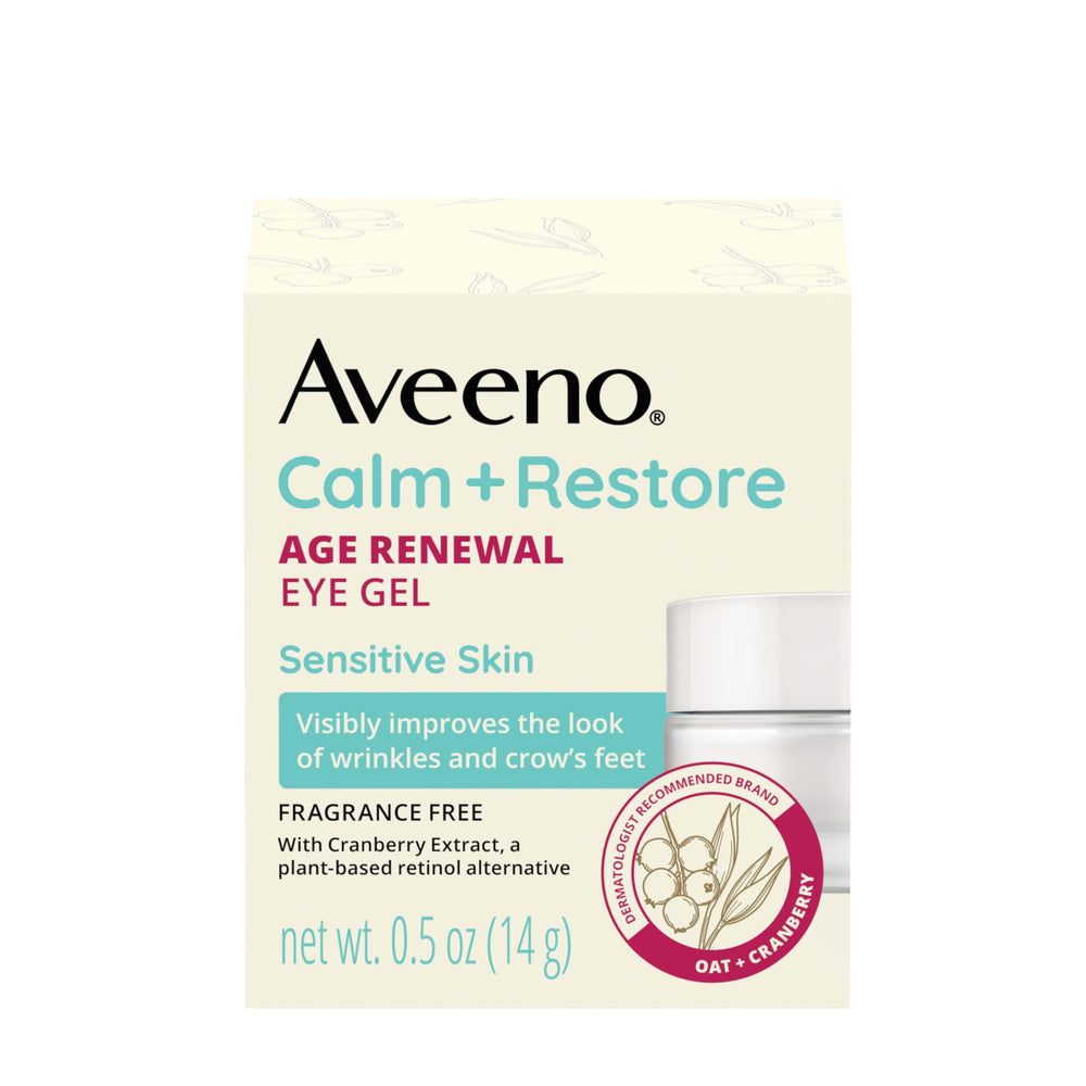 Sin parabenos: Aveeno cuida la piel del contorno.