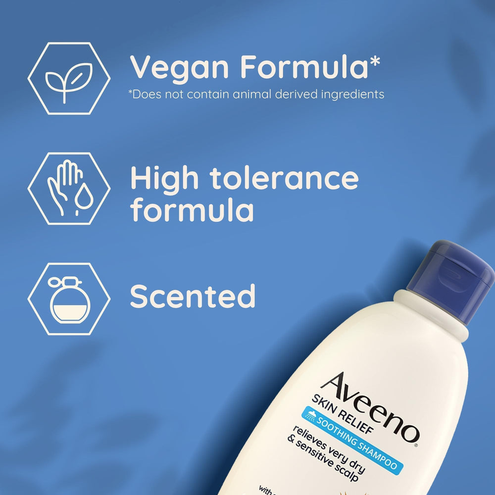 Aroma ligero y libre de jabón de Aveeno, ideal para uso frecuente.