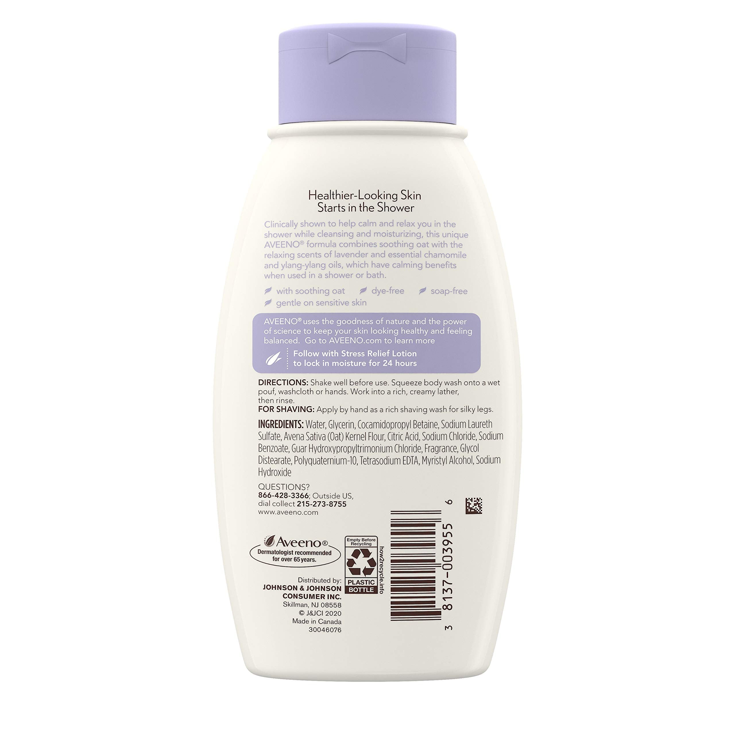 Soin respectueux des peaux sensibles avec Aveeno Stress Relief