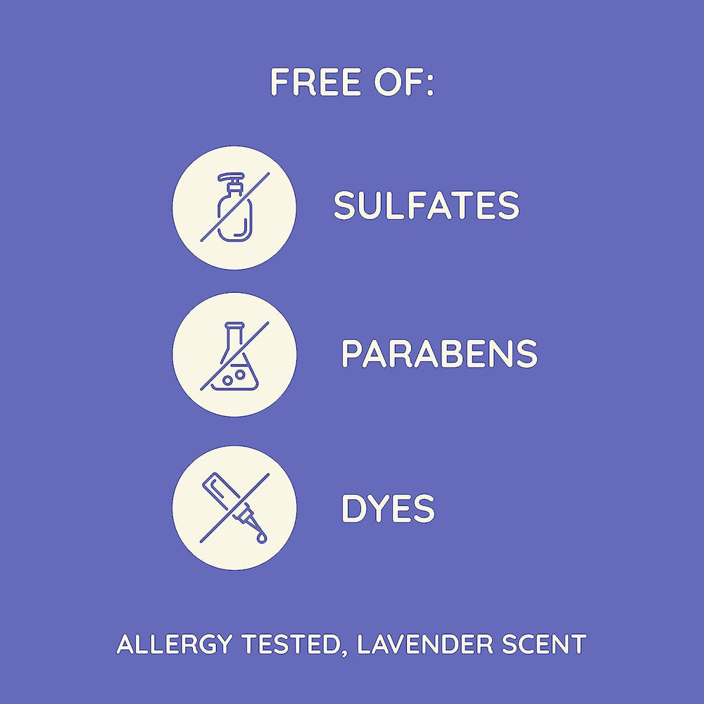 Aveeno Dermatológicamente probado para piel sensible.
