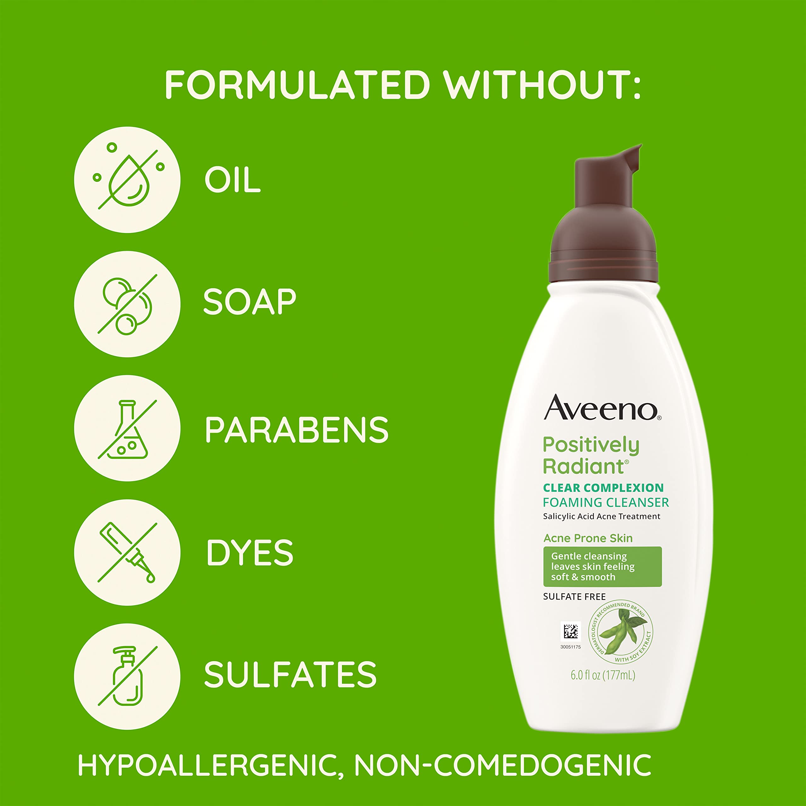 Aveeno textura suave tras lavado, piel cómoda y renovada