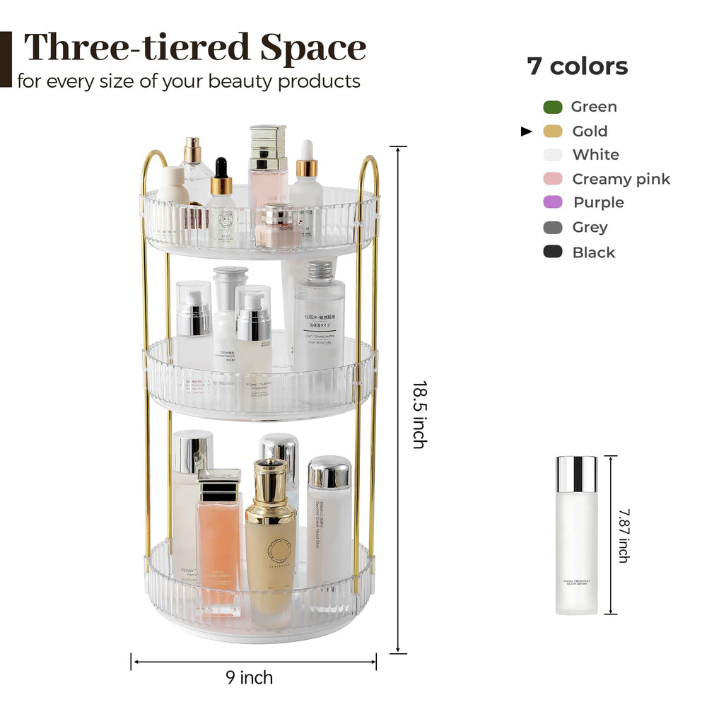 Aveniee organise cosmétiques et parfums, rangement clair et accessible.