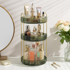 Aveniee organizador de maquillaje con giro 360°, fácil acceso a todos los productos.